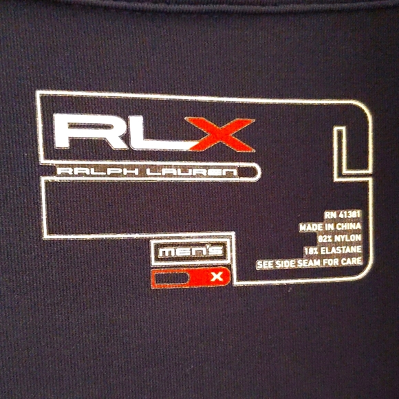 Men's RLX Ralph Lauren Quarter Zip Pullover with Tom's Run Golf Course Logo - Picture 4 of 5